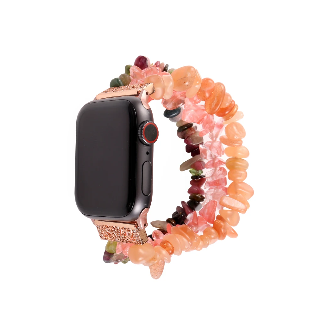 Ремешок для Apple Watch Band 42 мм 38 iwatch с искусственным камнем женский браслет из