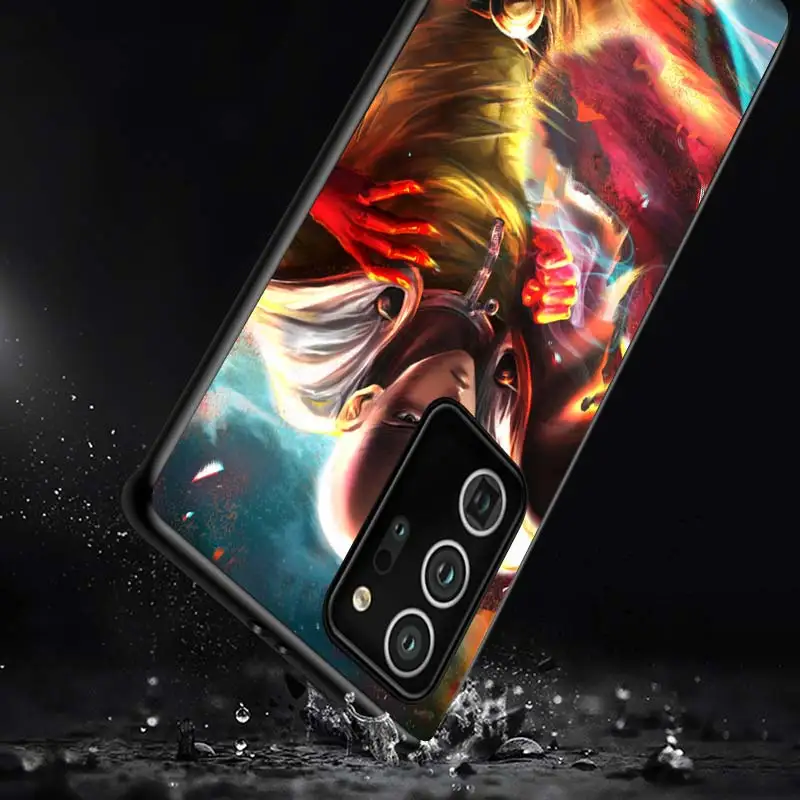 

One Punch Man Hero For Samsung S20 FE Ultra Plus A91 A81 A71 A42 A51 5G UW A41 A31 A21 A21S A11 A01 Black Phone Case