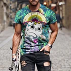 Футболка мужская оверсайз в винтажном стиле с принтом кота