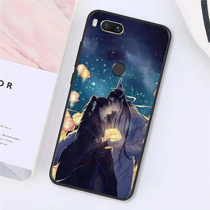 

mo dao zu shi anime Phone Case For Xiaomi Redmi note 7 8 9 t k30 max3 9 s 10 pro lite Luxury brand shell funda coque