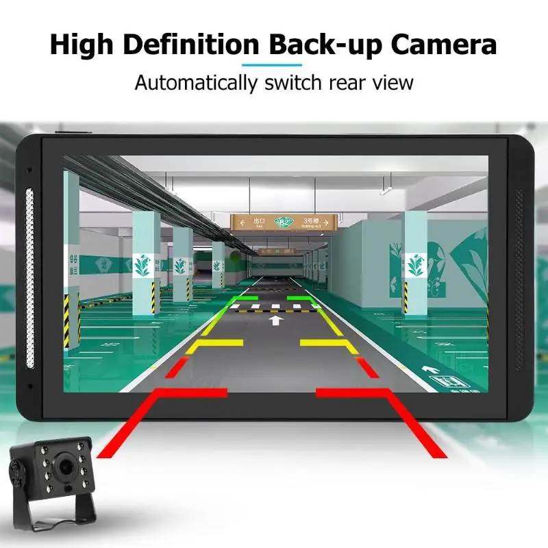 7 дюймов сенсорный экран проводной автомобильный монитор камера заднего вида