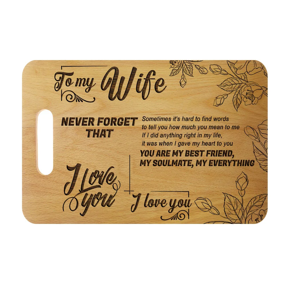 В мою жизнь романтическая любовь цитаты персонализированные разделочная доска