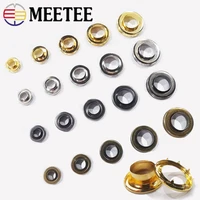 50sets meetee 89 511 51618mm air eye buckle copper o ring hollow buttonhole for handbag clothing shoes deco crafts accessory