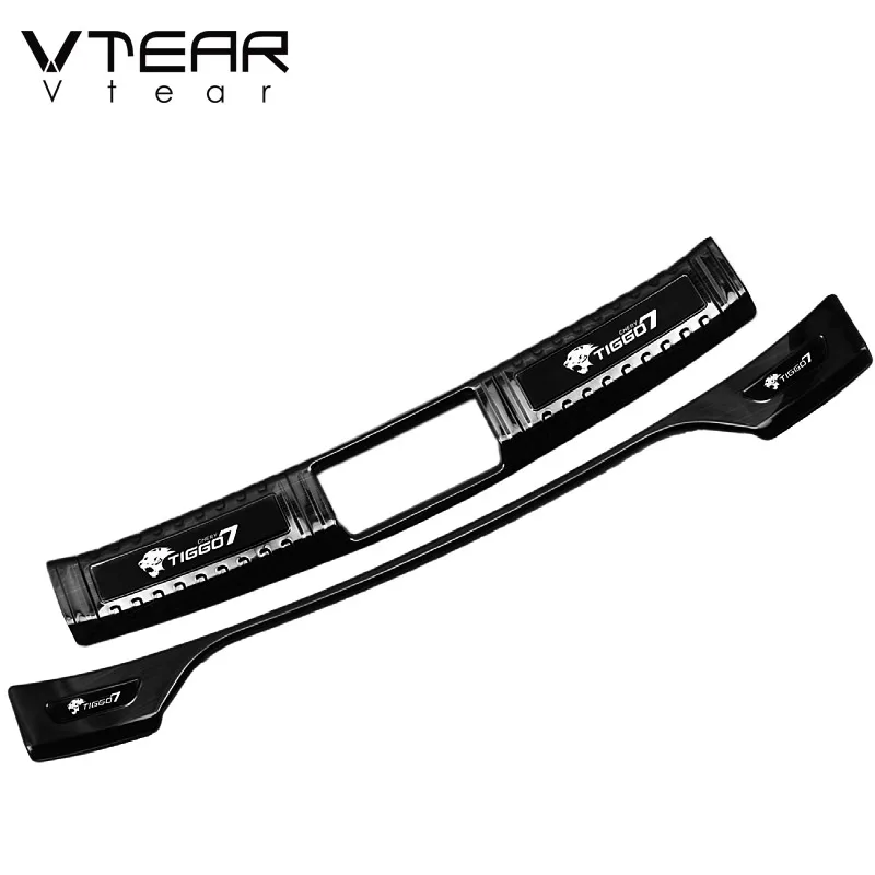 

Чехол на задний бампер Vtear, украшение на задний порог багажника автомобиля, аксессуары против царапин, интерьер для Chery Tiggo 7 Pro Xcite x-cross 7