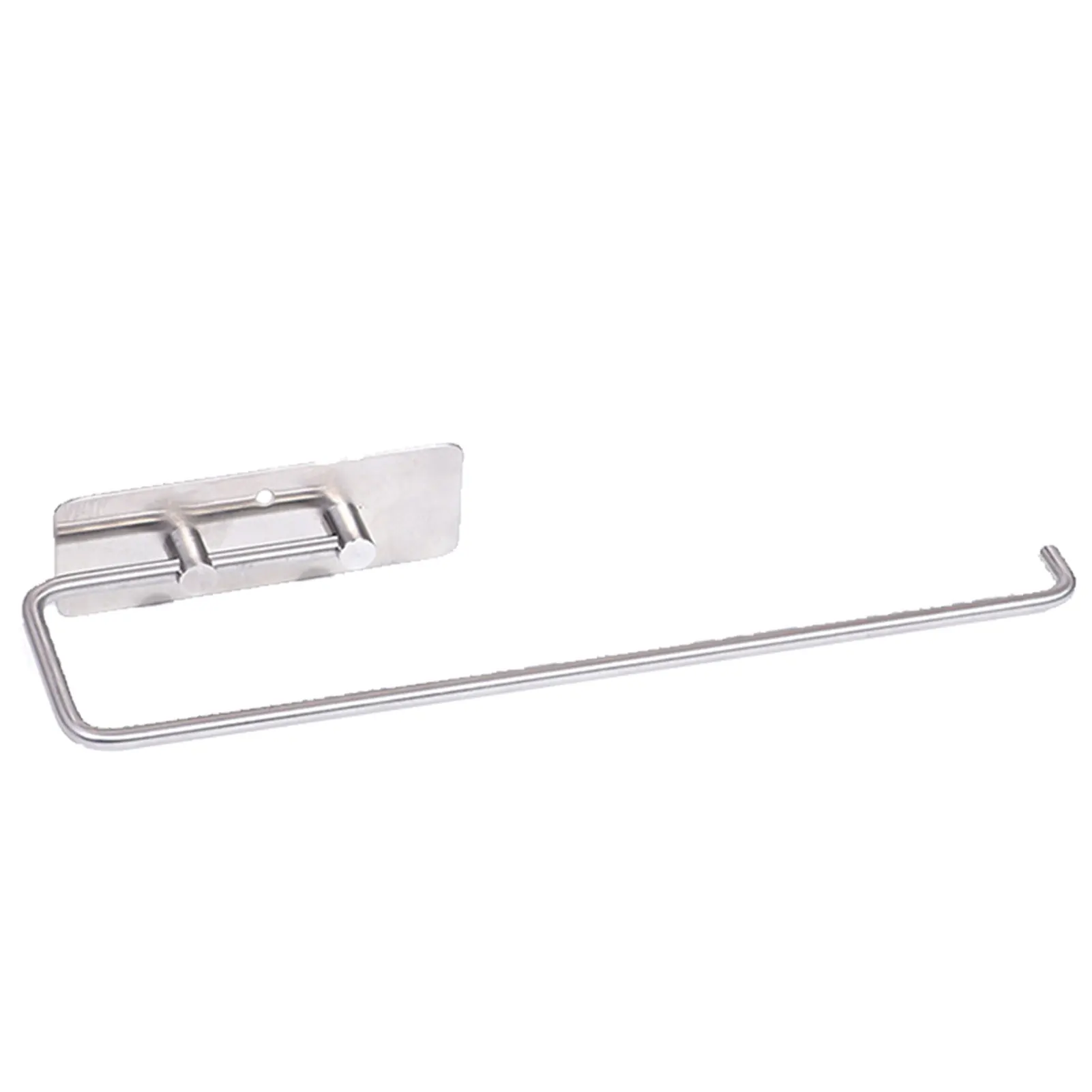 

Stainless Steel Bathroom Easy Install Paper Roll Holder Scratch Proof With Screws Universal Waterproof Under Kitchen Cabinet