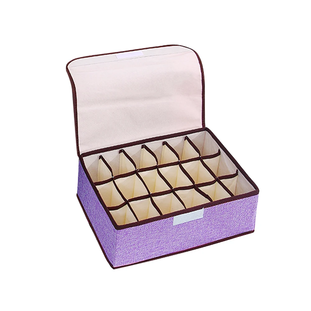 Одежда Организатор ящик 6/8/18 сотовый мусорное ведро из хлопка и льна нижнего белья коробка экономия пространства Складная универсальная приемная коробка для дома Применение