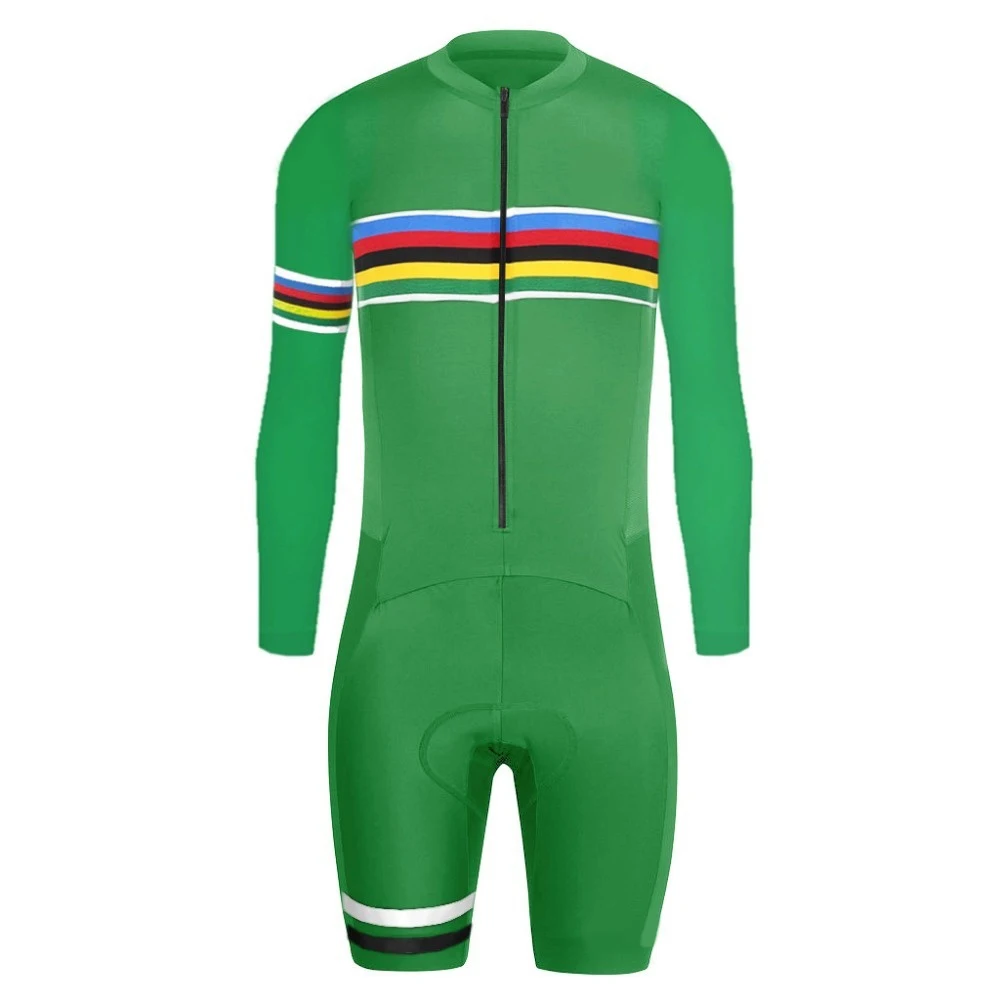 

Pro Team Cycling Skinsuit Bicycle Triathlon Cycling Trisuit Ropa Ciclismo Maillot Jumpsuit Road Racing Skinsuit Sports Wear