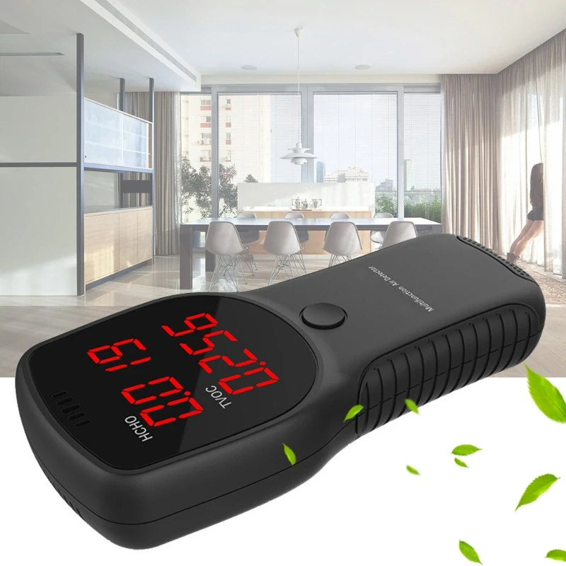 

Excellent Air Quality Monitor Detector for TVOC HCHO Formaldehyde Detector Real Time Data Recording