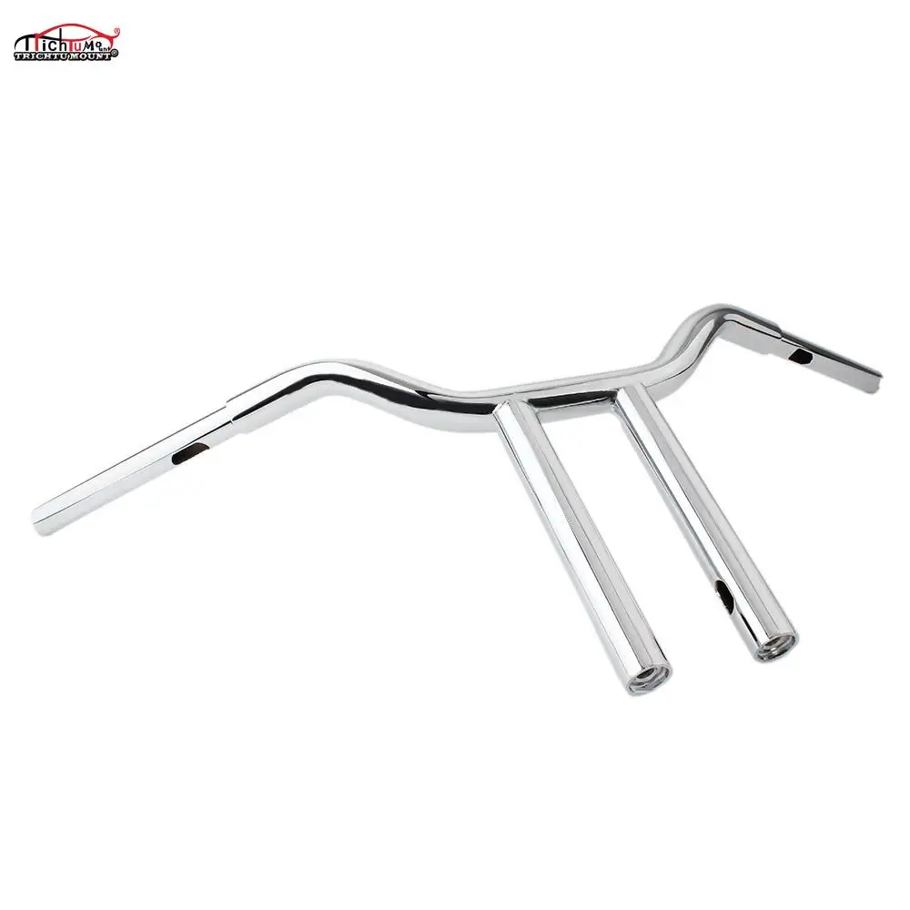 Руль мотоциклетный с Т-образным креплением 12/14 дюймов для Harley Sportster XL883 XL1200 X48 Dyna Low