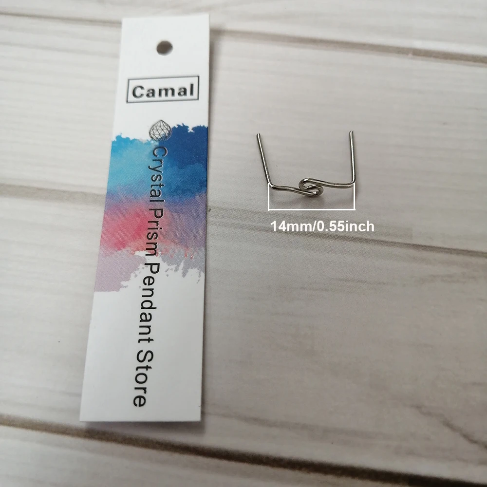 Camal 100 шт 14 мм хромированный цветной M образный витой штырь соединители для