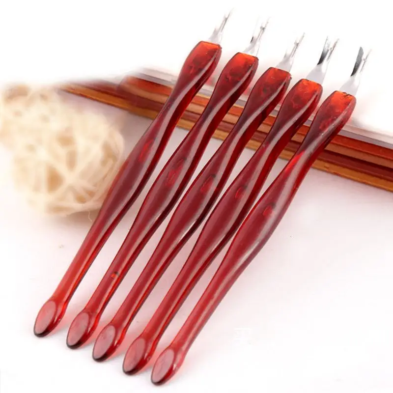 5psc вилочный триммер из омертвевшей кожи пилинг нож для удаления кутикулы