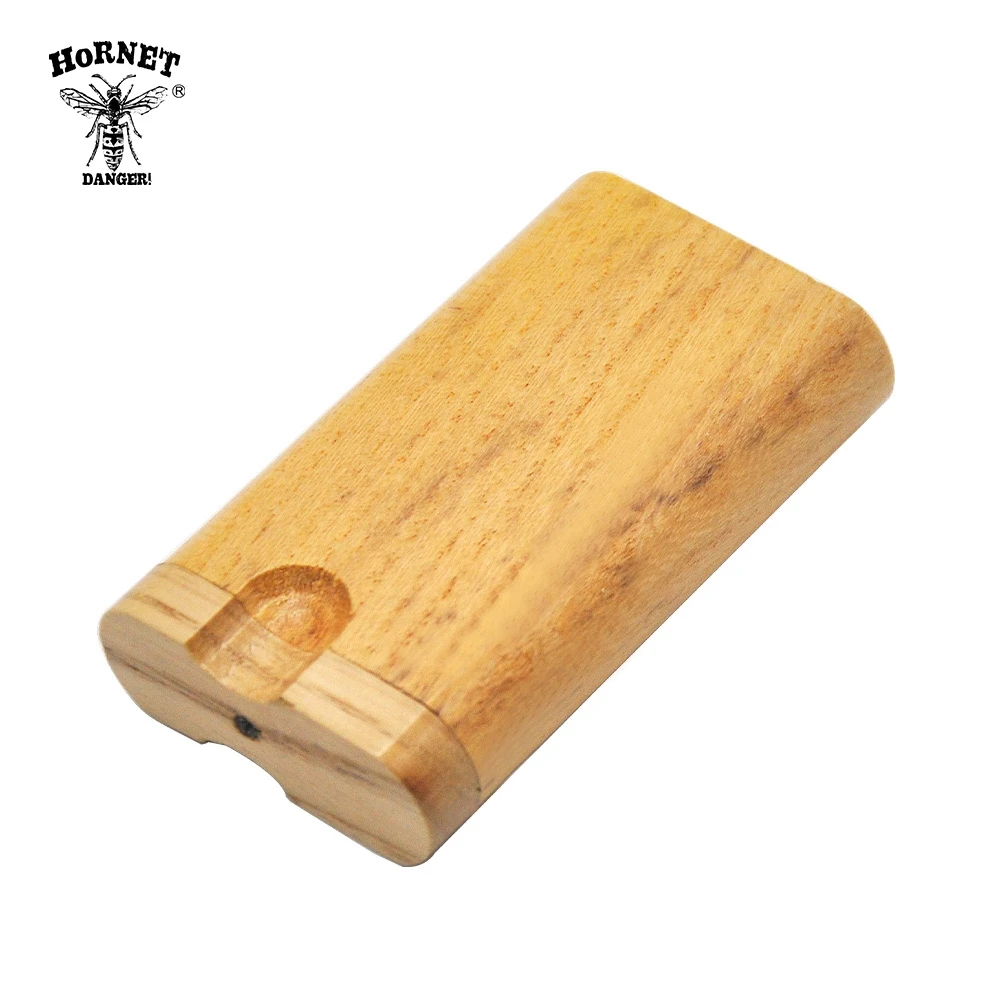 HORNET деревянная Dugout Digger One htter Pipe натуральная деревянная коробка для хранения с керамическим одним htter чехол для хранения ручных ложек