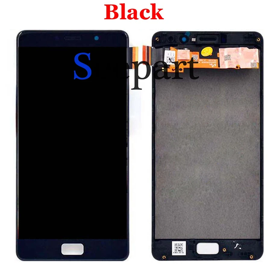Black With Frame New Протестированный для 5," lenovo Vibe P2 ЖК-дисплей кодирующий преобразователь сенсорного экрана в сборе с рамкой для lenovo P2 P2c72 P2a42 lcd - Цвет: Black With Frame New
