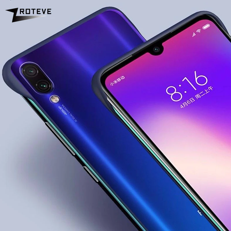 ZROTEVE Cover For Xiaomi Redmi Note 7 Case Silicone Frame Pro Hard Clear Back |