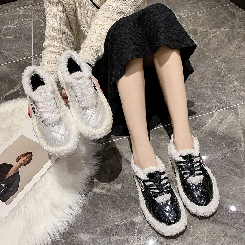 

Hot Sale 2020 Women Flats autumn Breathable Casual Shoes Woman Lace Up Students Girl flats fashion women shoes Plus Size flats