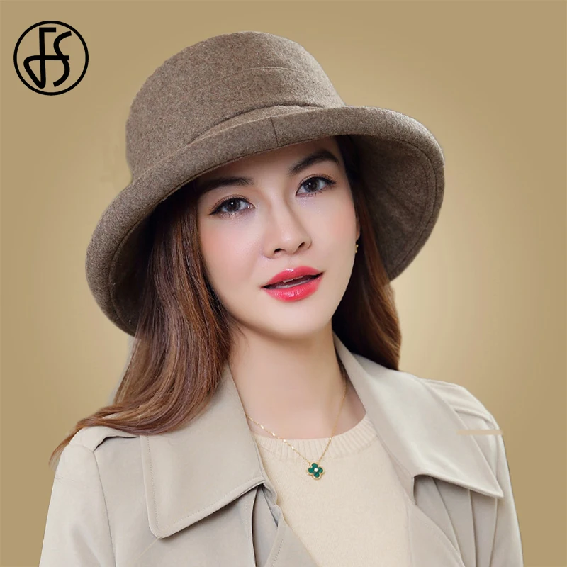 FS черная шляпа Для женщин рыбаков в новом дизайне Кепка теплая зимняя с Широкими