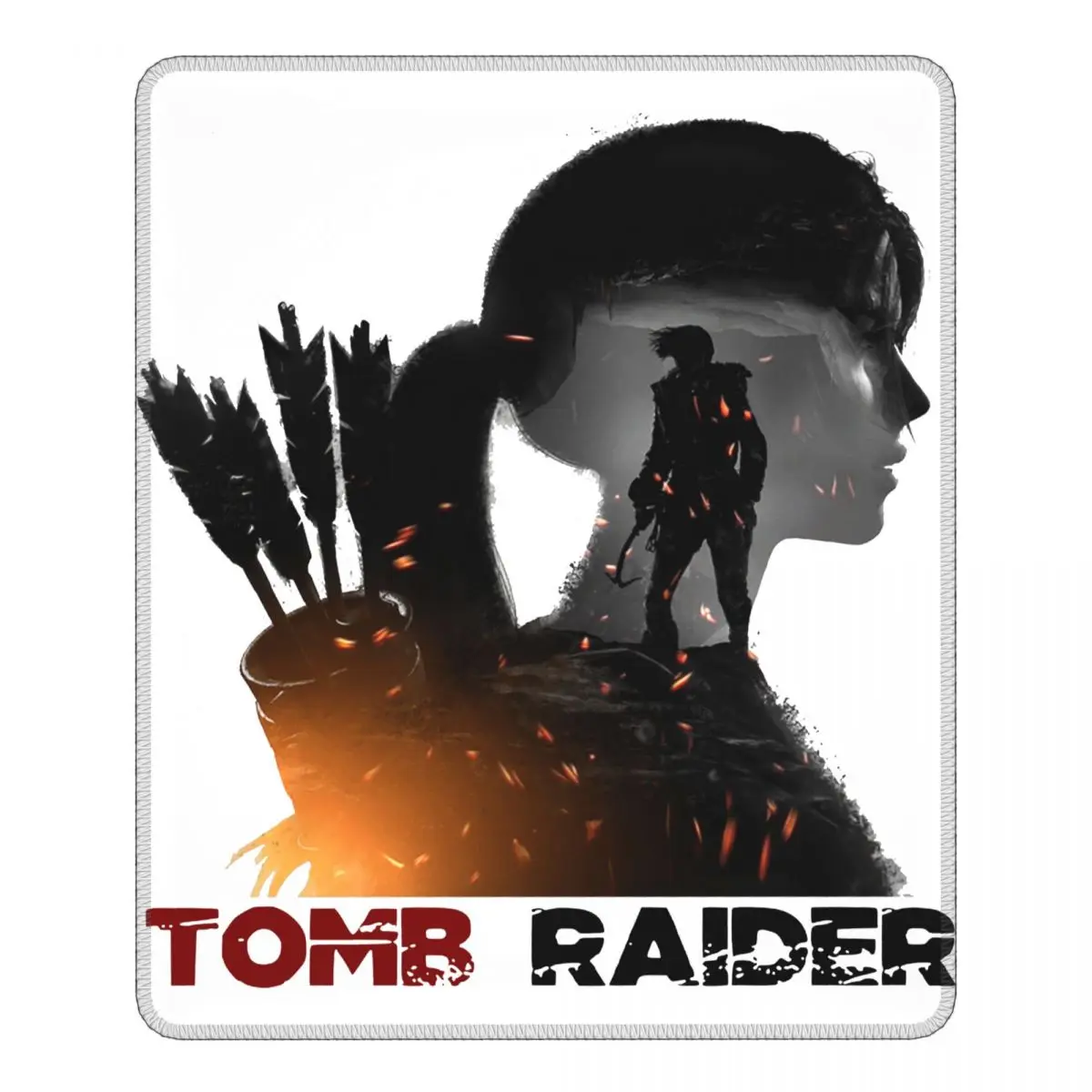 

Tomb Raider Lara Croft Adventer Game Cool Mouse Pad Waterproof MousePad Natural Rubber Office Home Deco Mat