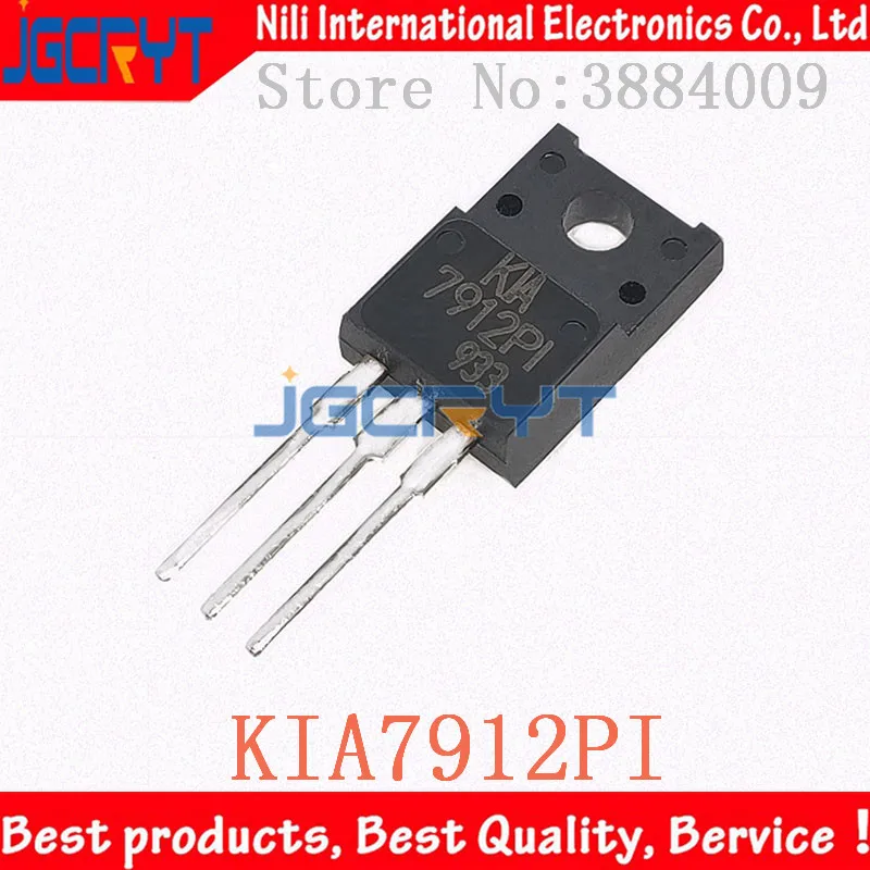 10 unids/lote KIA7912PI KIA7912 7912 to 220f линейный регулятор напряжения трехклеммный полностью