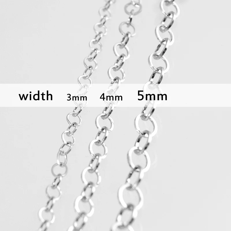 O цепочки из 100% нержавеющей стали для изготовления ювелирных изделий