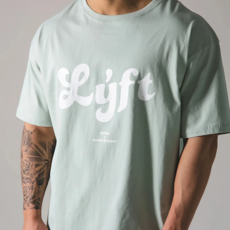 2020 LYFT Летняя мужская футболка Повседневная свободная Мужская рубашка для отдыха