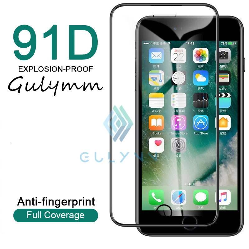Новинка 91D Защитное стекло для IPhone 11 Pro Xr Xs 12 Max закаленное X 6 6s 7 8 Plus экрана |