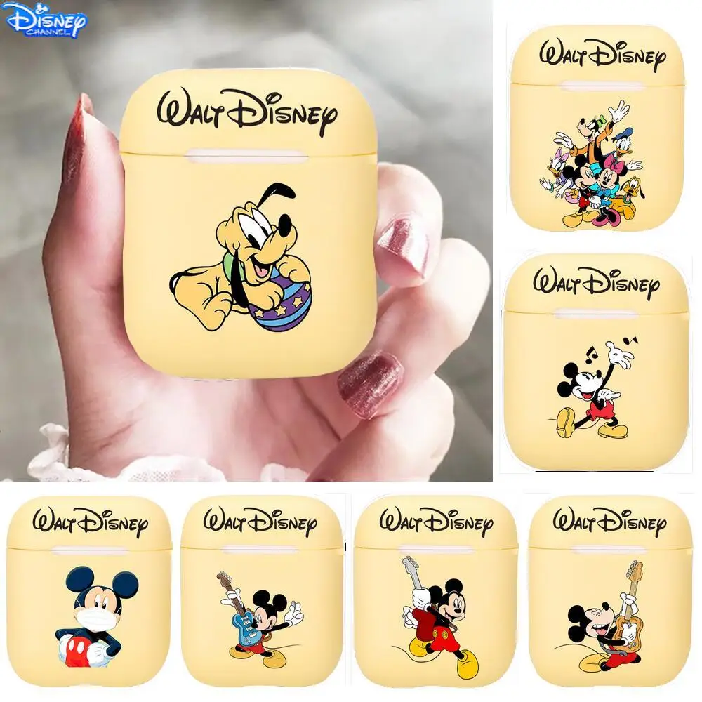

2021 Disney Silicone Case For Apple Airpods 1/2 Cover Protective Earphone Case Headphones Cases Protective For Apple Cover