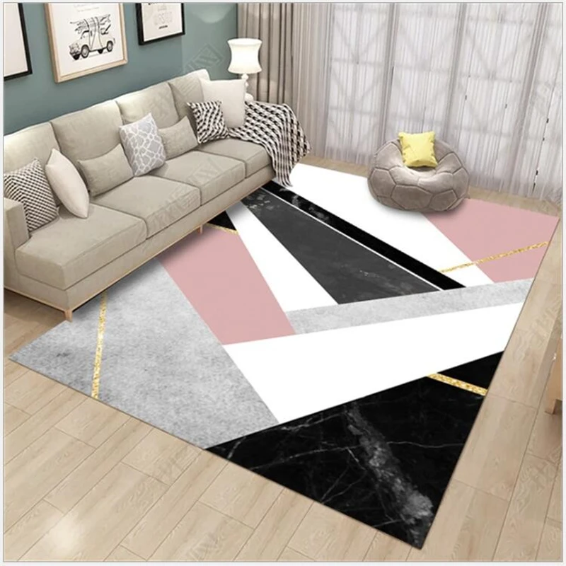 Современные ковры Bubble Kiss для гостиной с геометрическим рисунком большие коврики