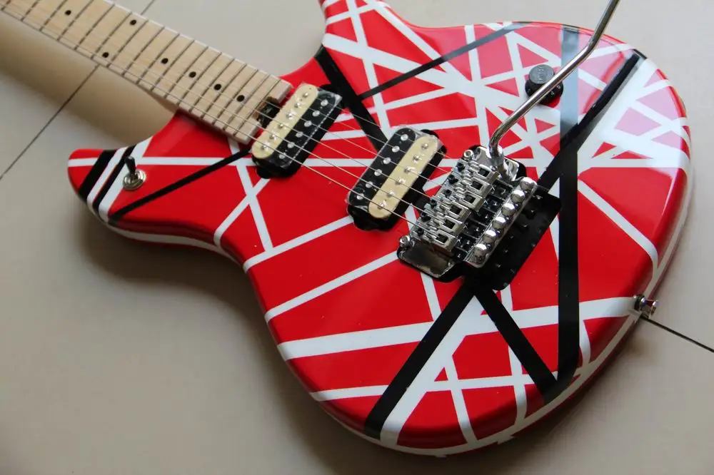 Оптовая продажа гитары китайская гитара новинка 5150 красная электрическая 130309