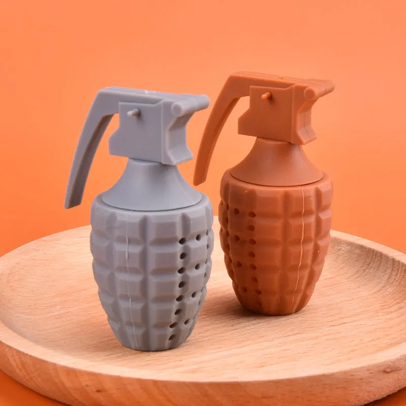 

Tea Filter Cool Grenade Tea Maker Food Grade Silicone Tea Leak Tea Infuser