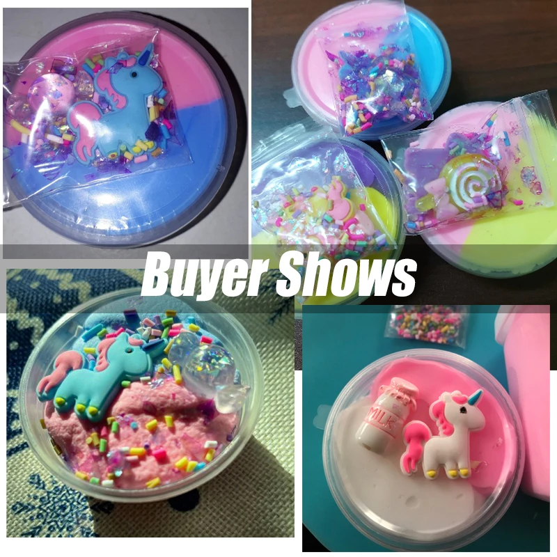 Флаффи-слайм в виде единорога 60 мл |