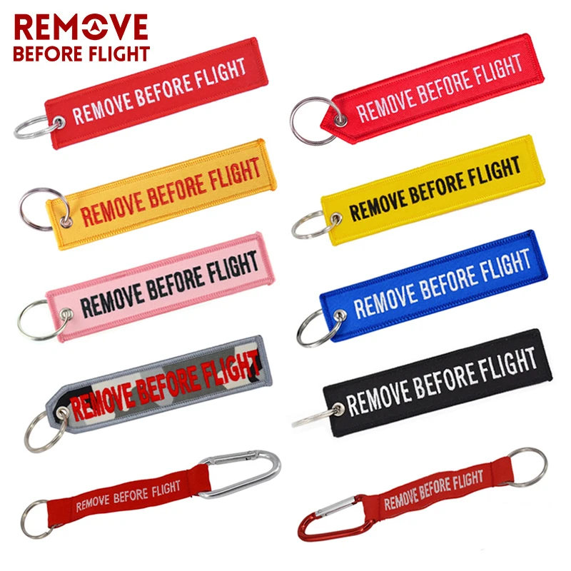 Брелок для ключей с надписью Remove Before Flight|Детали и аксессуары сумок| |