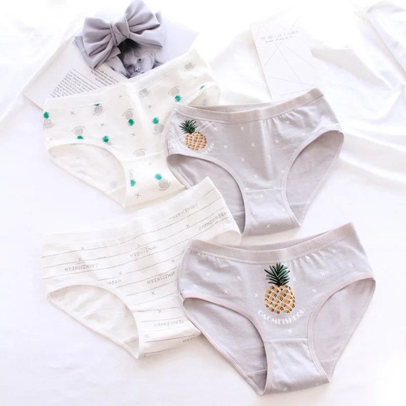 Трусы для девочек хлопковые женские трусы сексуальное нижнее белье женское с