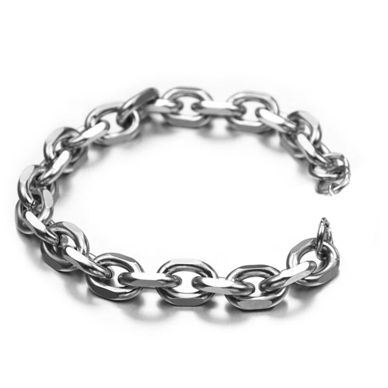 Mens Cool Bracelet Stainless Steel Thick Chain for Fashion Color Women Jewelry Gift | Украшения и аксессуары