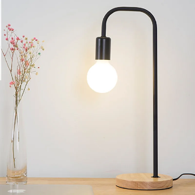 Винтажная настольная лампа Лофт с 4 цветами Традиционные - Цена: 2066.01