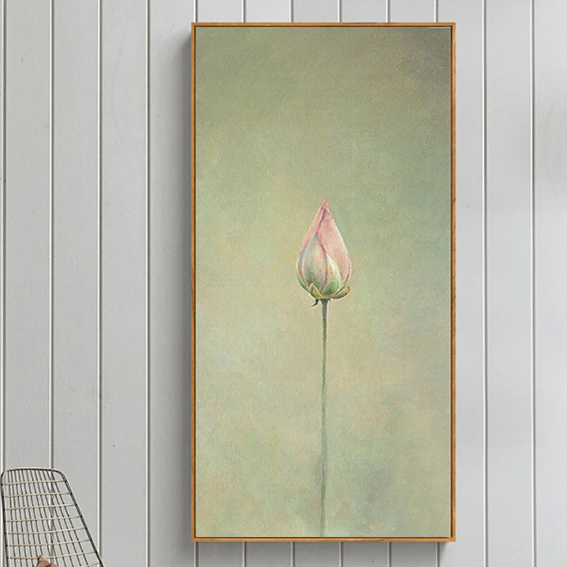 Новый китайский стиль Лотос природный пейзаж абстрактные чернила настенные