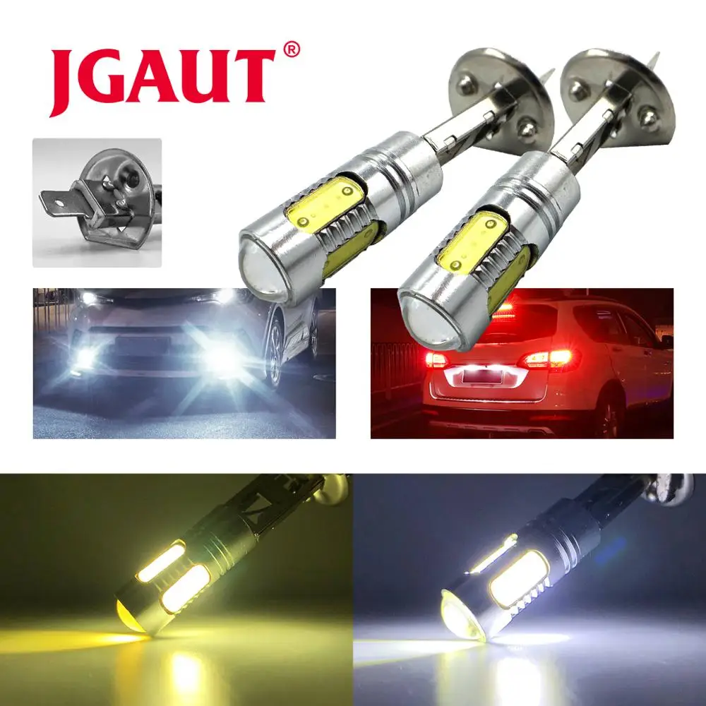 Светодиодный противотуманный фонарь JGAUT H1 COB 5 SMD CANBUS автомобильный светильник