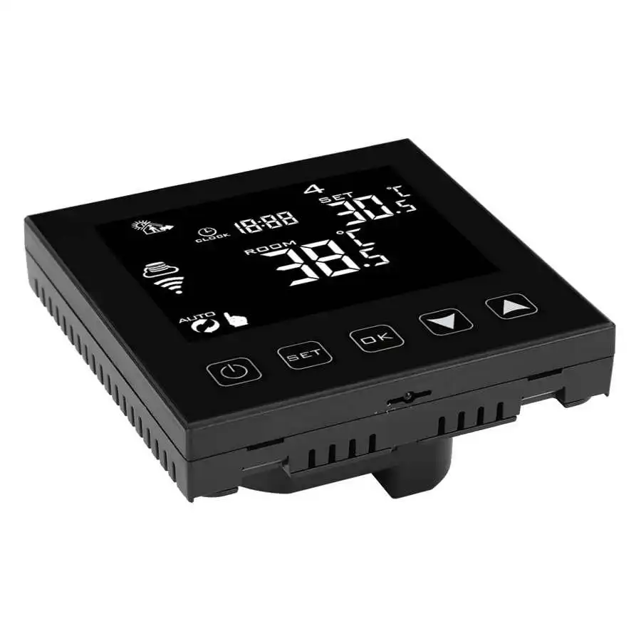 Умный ЖК сенсорный WiFi цифровой термостат Электрический напольный