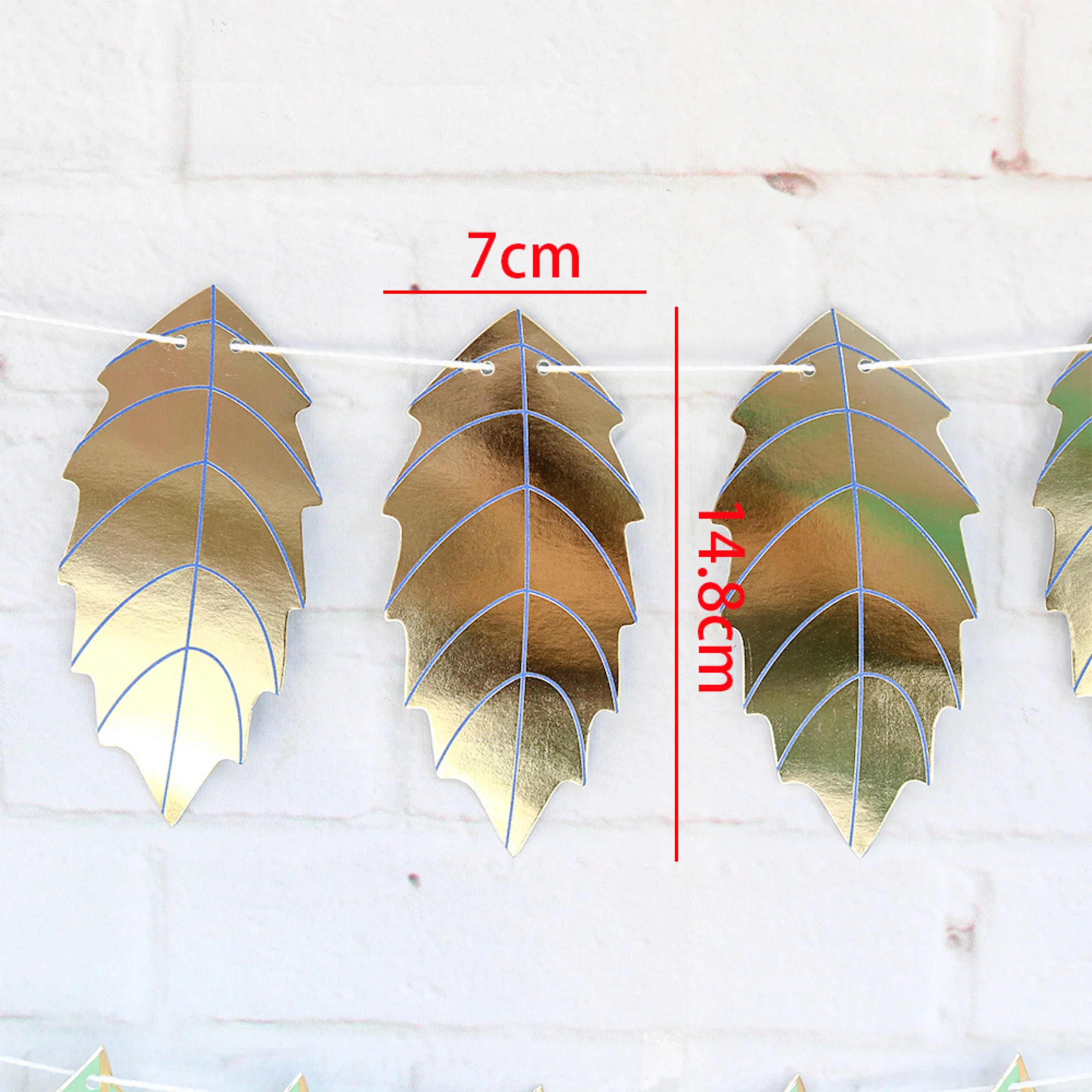 1 комплект листья бумага флаг баннер и флаги гирлянда цветочные баннеры сделай