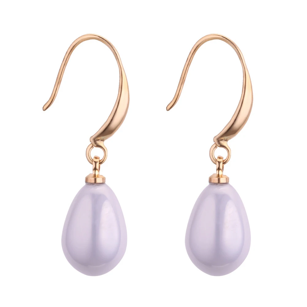 Women Pearl Drop Earring Water Sweet Fashion Jewelry Temperament Earrings Elegant Student |