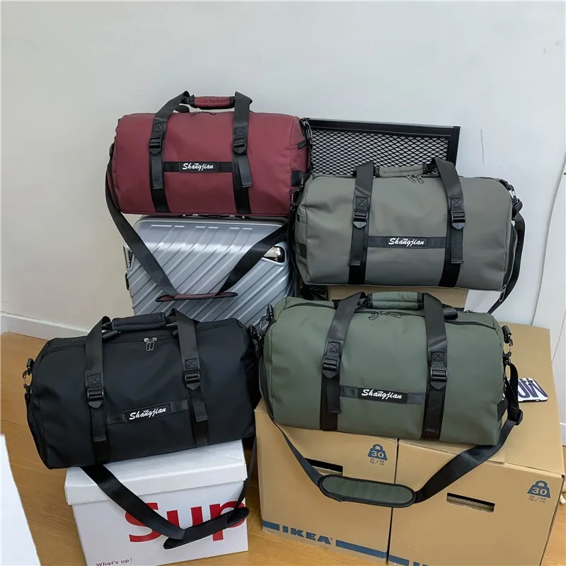 Fashion Men Travel Bag Waterproof Sports Bag Fitness Gym Handbags Large Capacity Shoulder Bag Crossbody Pack Sac De Voyage 2021