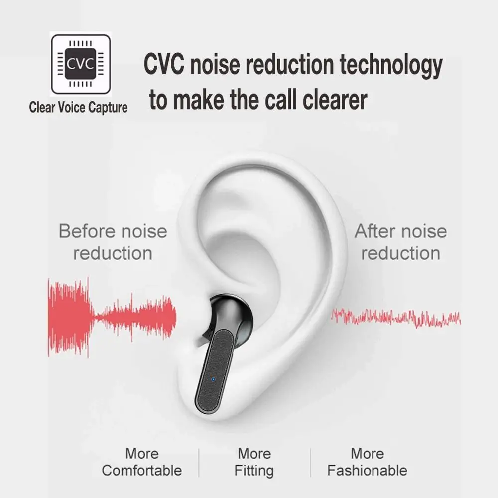 Bluetooth наушники беспроводные tws гарнитура в ухо наушник сенсорное управление