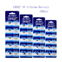 cr927 150pcs30card 3v button coin cells battery 30mah dl927 927 br927 cr927 1w ecr927 5011lc lm927 kcr927 batteries for watch