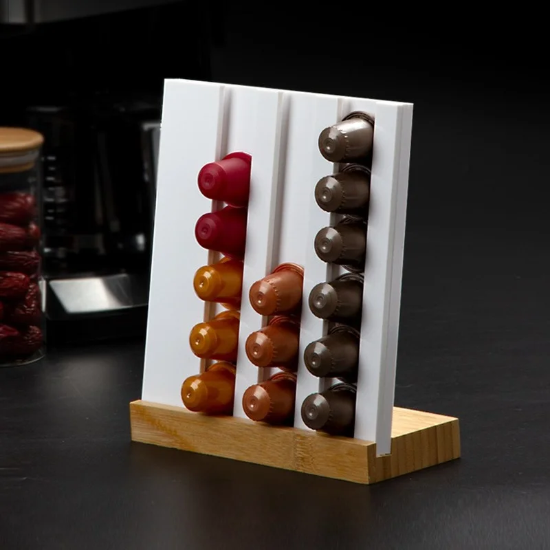 

Minimalism Creative Coffee Capsule Holder Modern Coffee Capsule Rack Storage Box Display Porta Cialde Caffe Coffeeware DF50CF