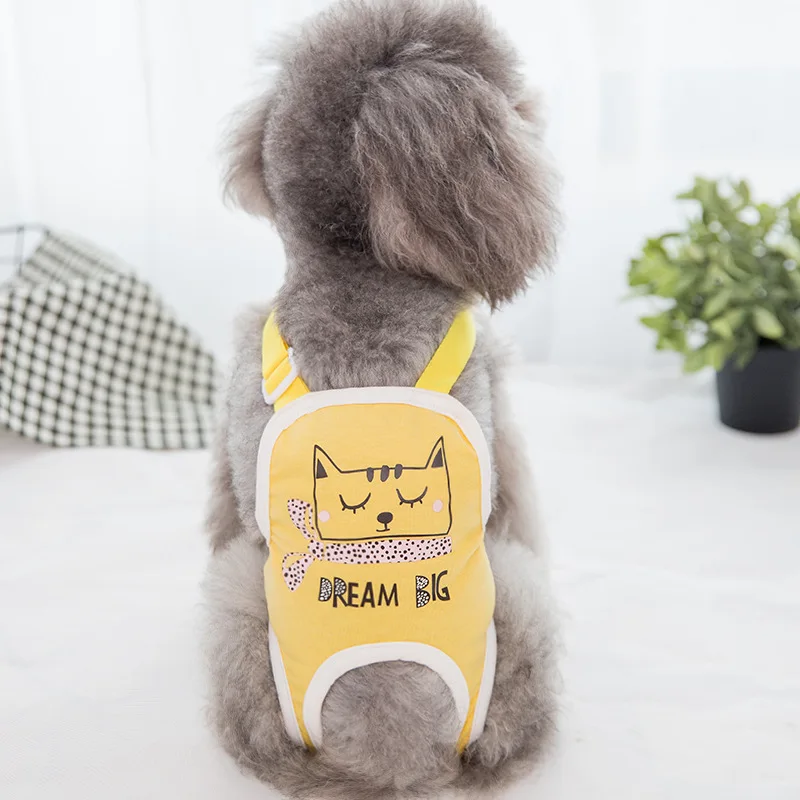 Милый питомец физиологические трусы нижнее бельё для девочек одежда с принтом в