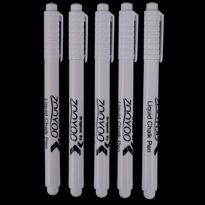 

2020 new 3Pcs White Liquid Chalk Pen Marker Chalkboard Blackboard Liquid Ink Pen Used On Chalkboard Window Erasable 13.5cm