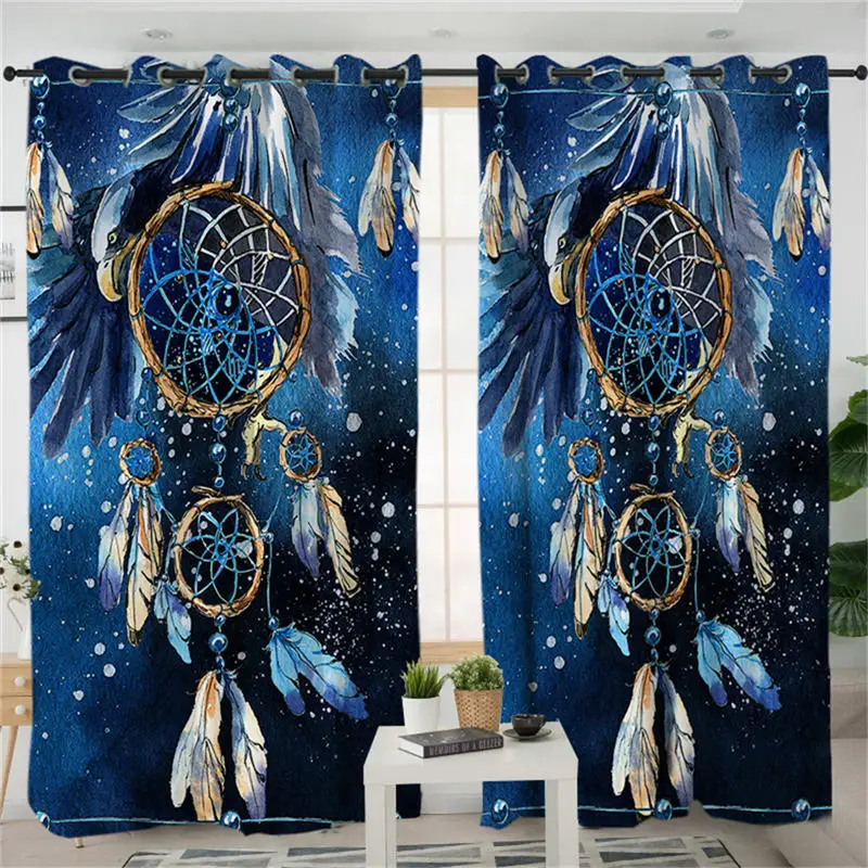 Постельные принадлежности Outlet Dreamcatcher занавески s для гостиной спальни красочные затемненные занавески оконные занавески домашний декор 1 шт - Цвет: 005 1 Piece