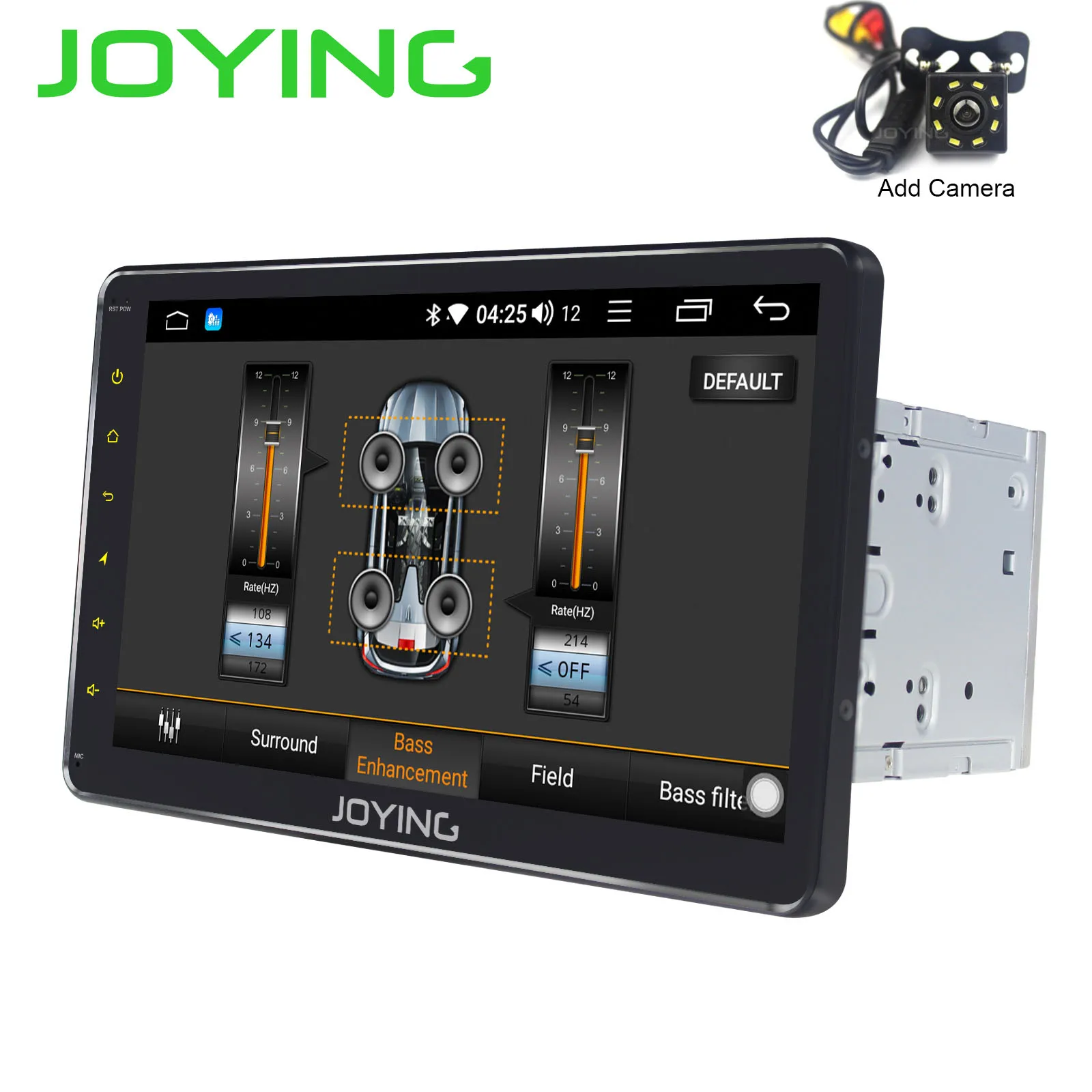 Add Camera 1" gps навигация двойной 2 Din 2 ГБ+ 32 ГБ Android 8,1 автомобильный Радио стерео головное устройство мультимедиа без DVD плеер встроенный DSP Зеркало Ссылка - Цвет: Add Camera