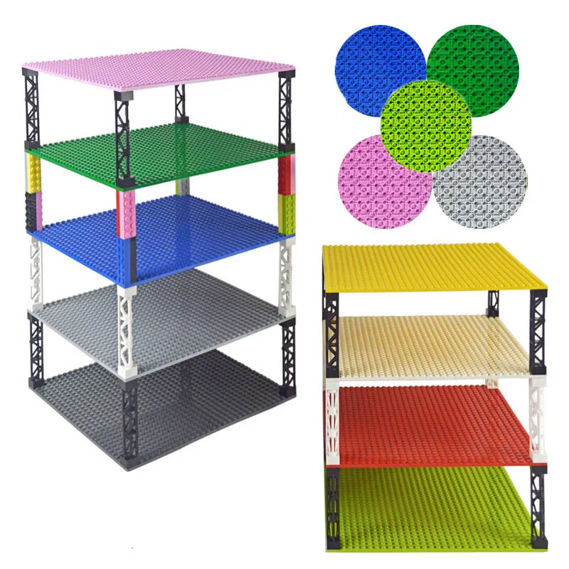 Double-sided Base Plates Plastic Small Bricks Baseplates Compatible with Leduo Dimensions Building Blocks Construction Toys | Игрушки и