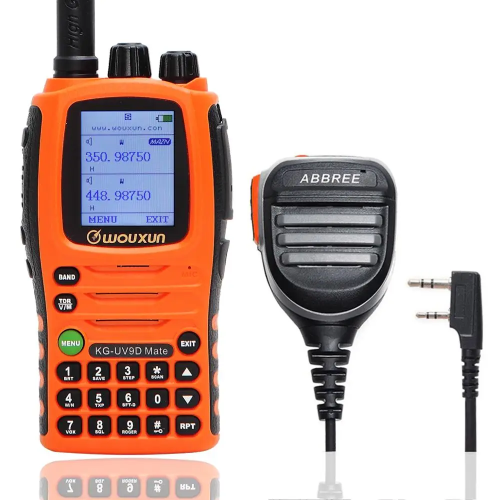 Wouxun KG UV9D mate 10 Вт Powerfrul 3200 мА/ч 7 полосный воздушный репитер перекрестный A ur Радио