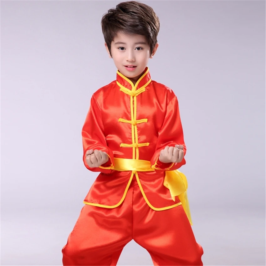 Традиционная одежда кунг фу для мальчиков и девочек униформа Тай Чи новинка 2020